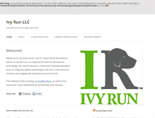 Tablet Screenshot of ivyrun.com